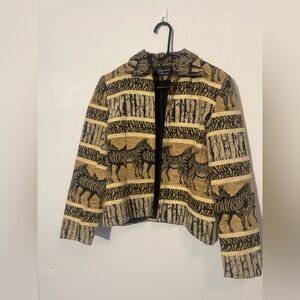 Animal print suit jacket! 🦓